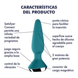 Plug Anal Plug-Ilicious 1 Petrol by Satisfyer