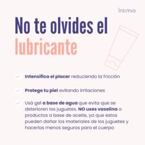 Usá gel a base de agua