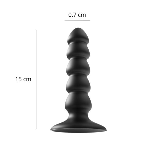 Consolador anal silicona