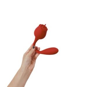 Rosa Lengua Vibradora flexible Ona Edna