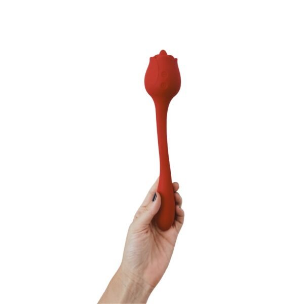 Rosa Lengua Vibradora flexible Ona Edna - Image 3