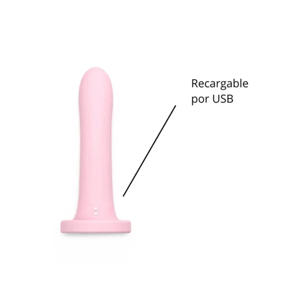 Dildo Rosa con vibración y sopapa - Image 3