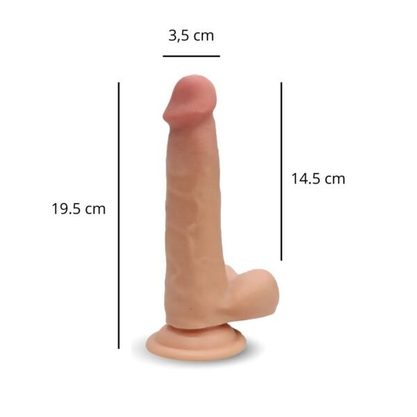Dildo Realista Pellizcable 19.5 cm - Image 3